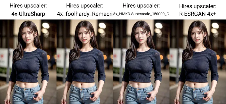 A close up of a woman in a black shirt and jeans - SeaArt AI
