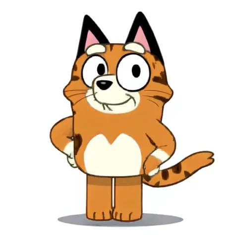 cat the cat, style <lora:Bluey-08:1>