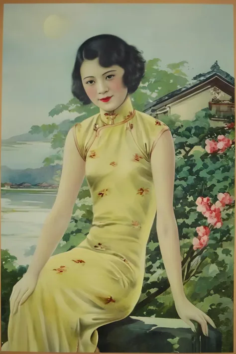 masterpiece,best quality,1girl,chp1920s,<lora:chp1920s_v1.0:0.8>,looking at viewer,