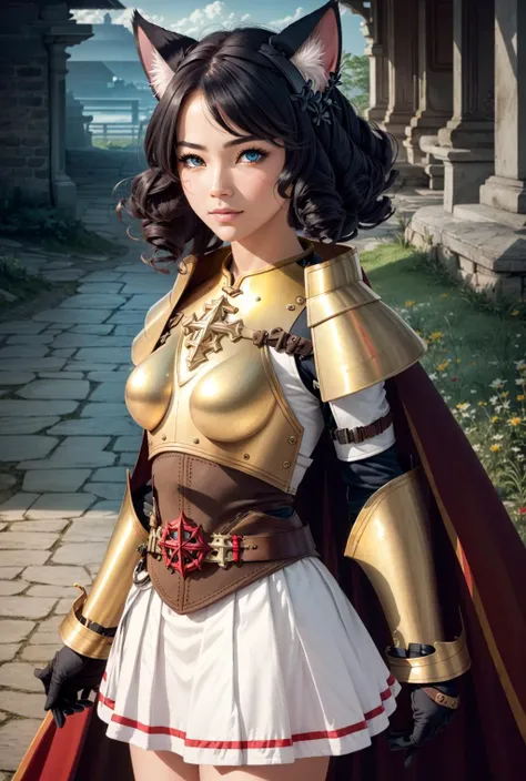 ragnarokknight, armor, breastplate, cross, pauldrons, cape, gauntlets, chainmail <lora:ÐÐ´ÐµÐ¶Ð´Ð° ÑÑÑÐ°ÑÑÑÐºÐ°Ñ Ð±ÑÐ¾Ð½Ñ ragnarok(ragnarokknight, armor, breastplate, cross, pauldrons, cape, gauntlets, chainmail):1.2>,  <lora:ÐÐ¾ÑÐºÐ°-Ð´ÐµÐ²Ð¾ÑÐºÐ° Ð¸Ð· ÑÐ¾Ðº ÑÐ¾Ñ(cyan, animal ears, cat ears,tail,blue eyes,black hair,curly hair):0.7>,cyan, animal ears, cat ears,tail,blue eyes,black hair,curly hair, 1girl in full growth, best quality, masterpiece, ultra-detailed, high quality, perfect nose, highly detailed skin, warm skin tone, defiance512, RAW photo, best quality, high resolution, (masterpiece), dreamlike, dreamy, modelshoot style, analog style, tonemapping, photorealistic, professional photography, sharp focus, HDR, 8K resolution, intricate detail, sophisticated detail, hyper detailed, (depth of field), highlight and shadow, volumetric lighting, cinematic bloom, professional light, looking at viewer, blotchy,
