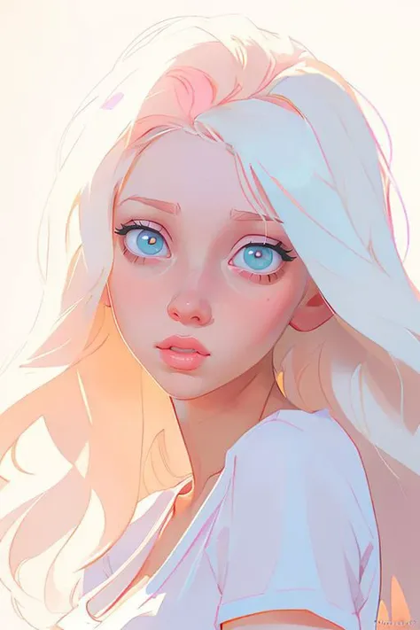 pastel art by DEN_IDG_style, traditional media portrait of DEN_nanceyMK2,
(headshot:1.1) portrait on a bright white background, (headshot:1.2), face focus, intricate (beautiful eyes:1.2), (wide open eyes:1.1), Big eyes, clean photo, side lighting, low contrast, low saturation,
masterpiece, intricate, immaculate, detailed, high detail, ultra detailed, 8k,