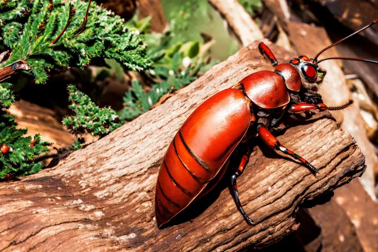 (masterpiece, best quality:1.2), ultra-detailed, tree Red and brown EdobBugs, (realistic:1.5), <lora:EdobBugs_v1.0:1>