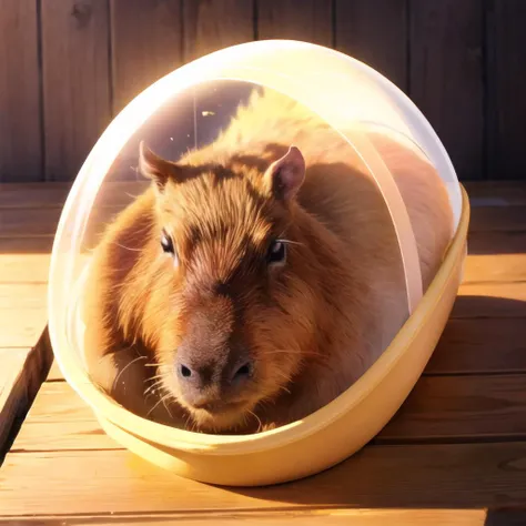 <lora:add_brightness:0.5><lora:add_detail:0.5><lora:capybarav4:1> capybara,incubation, hold egg <lora:incubation-001_0.5:1>