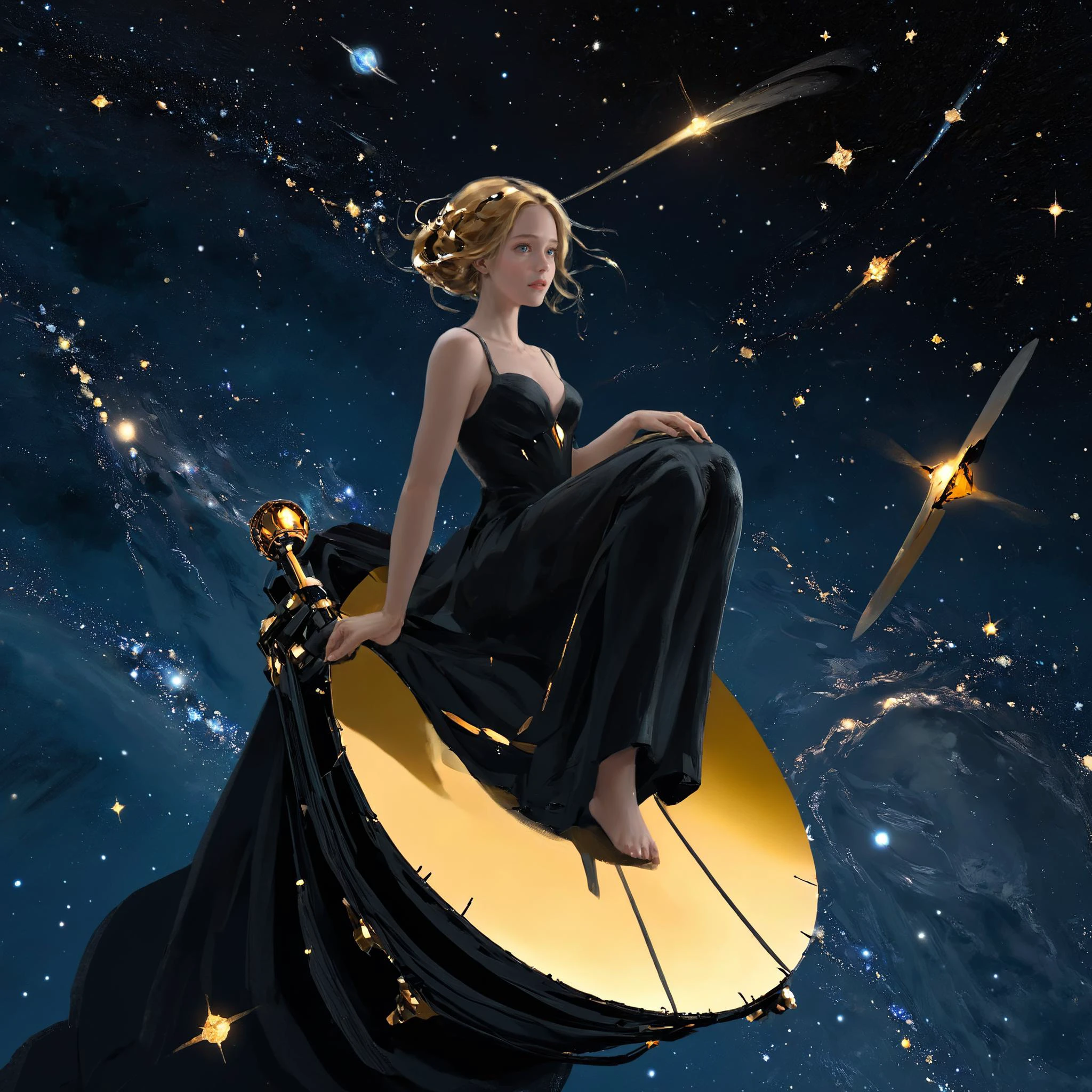 Transcendant, she's always a woman to me, <lora:wlop_v1.2:0.7>, impasto, wlop, solo, internationally-acclaimed digital artwork, absurdres, masterpiece, <lora:WLOP_illustration_style_XL:0.5>, WLOP_illustration_style, Style of Hubble telescope, style of webb telescope, inspiring, astronomical, cosmic, celestial, cosmological photograph