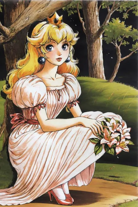 princess peach, <lora:EMS-5391-EMS:0.800000>