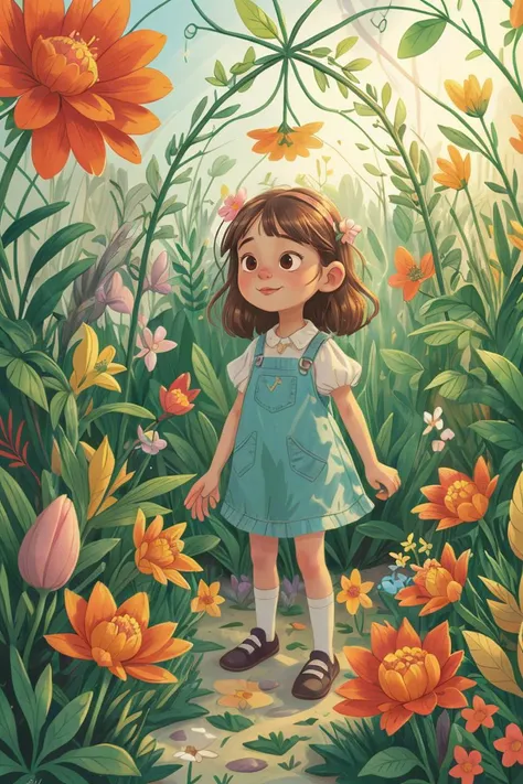 girl in garten