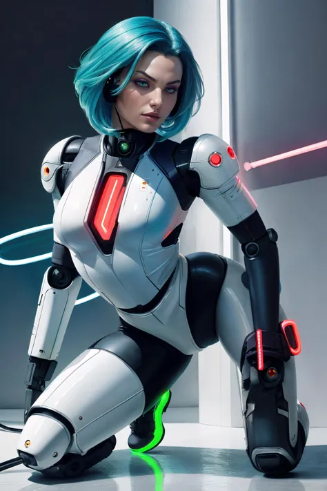 masterpiece, 1990s [sci-fi] art, (realistic digital painting), <lora:EnvyGoddessMix05:1>, highly detailed painting of (beautiful (female android:1.4)), (robot body with human head), ((ceramic skin, reflective skin)), ((long (purple:1.3) hair)), exposed wires and tubes in the joints, (perfect face), neutral expression, detailed glowing blue-green eyes, crouching on a skyscraper rooftop with cyberpunk skyline in the distance, beautiful lighting, (by Boris Vallejo, by Julie Bell, by Michael Whelan, by Larry Elmore), (perfect composition), (plain white background:1.4), outdoor cyberpunk skyline, fine details, 1990s sci-fi art, by Heavy Metal Magazine, dynamic angle, dynamic pose, full-body pose, ((beautiful hands, beautiful eyes, perfect eyes, perfect hands)), (Extremely Detailed Oil Painting:1.2), glow effects, godrays, Hand drawn, render, 8k, octane render, cinema 4d, blender, dark, atmospheric 4k ultra detailed, cinematic sensual, Sharp focus, humorous illustration, big depth of field, Masterpiece, colors, 3d octane render, 4k, concept art, trending on artstation, hyperrealistic, Vivid colors, extremely detailed CG unity 8k wallpaper, trending on ArtStation, trending on CGSociety, Intricate, High Detail, dramatic,