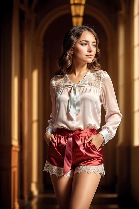 photo RAW,(1girl in Lace shorts and a silk blouse, dynamic angle, (Ribbons splash colorful art), [(art by Arthur Dove:0.7)|art by Lyubov Popova], full shot of a Captivating Amish Male Silk weaver, Cel shaded, Velvia, (Ribbons), official art, (composition centering, conceptual photography)), masterpiece, award winning photography, natural light, perfect composition, high detail, hyper realistic,lens flare,Timeless Elegance, Classic Tones, Refined Lighting, depth of field,sharp focus
