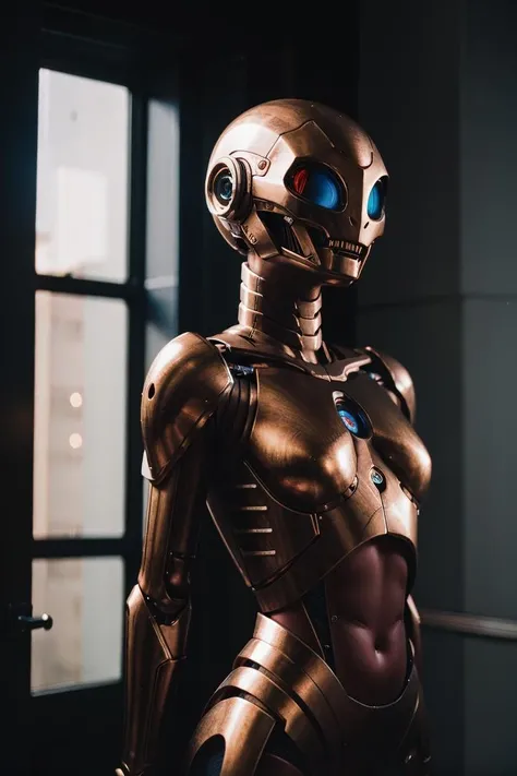 Alien biomechanic, <lora:LowRA:0.15>, RAW photo, full sharp, wallpapper 8k uhd, dslr, soft lighting, high quality, film grain, Fujifilm XT3
