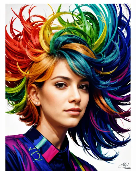 Abstract style . Non-representational,colors and shapes,expression of feelings,imaginative,highly detailed,art,bright colors,neon,
