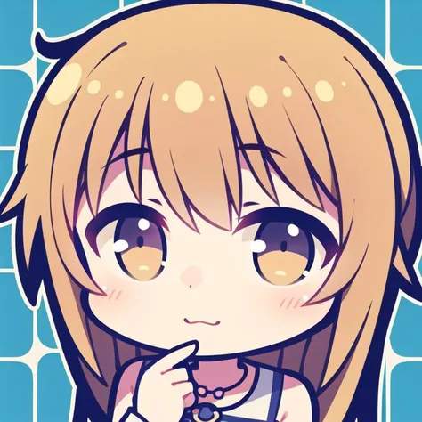 1girl,chibi,face close-up,