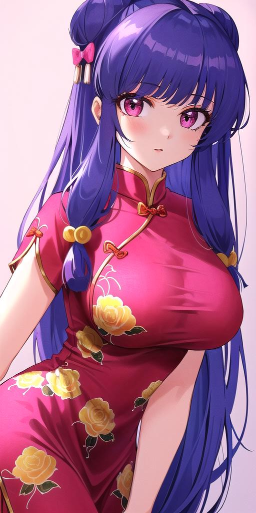 A close up of a woman in a red dress with long hair - SeaArt AI
