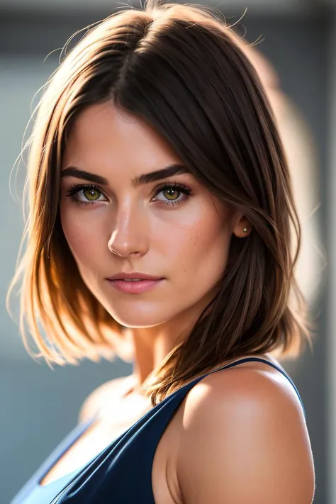 photo of (LivaHendriks:0.99) with (short straight hair:1.3), __characters/generic__, detailed face, realistic skin, high quality, (detailed pupils:1.1), Leica 50mm, f1. 4, natural light, grainy, (high detailed skin:1.2), high detail, intricate, 8k, highly detailed, volumetric lighting, digital painting, intense, sharp focus, art by artgerm and rutkowski and alphonse mucha, cgsociety