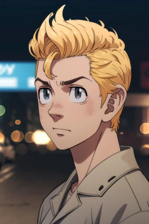 photorealistic, (4k), depth of field, (Masterpiece), (realistic skin texture), extremely detailed, intricate, hyper detailed, high resolution, professional photography, bokeh, depth of field, sharp detail, best quality, , 1boy, solo, male focus, <lora:takemichi_hanagaki:0.98>, takemichi_hanagaki, blonde hair, grey eyes, faux hawk, , , , world war 2, HD