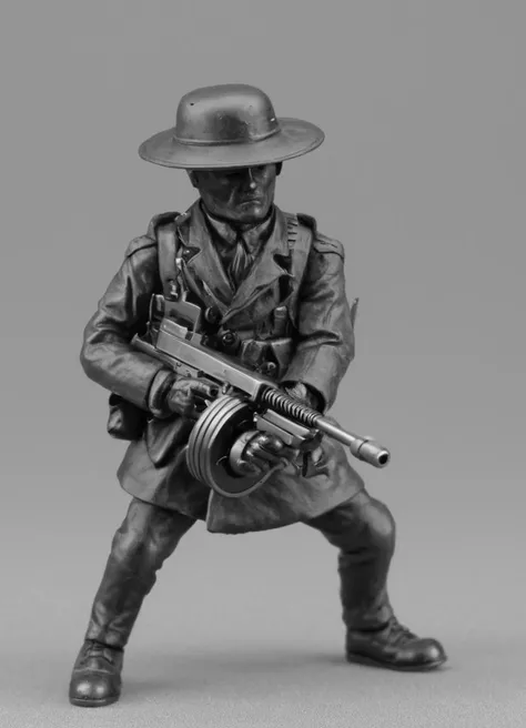 Roland the Headless Thompson Gunner, headless man holding a tmmygn submachine gun
<lora:Thompson_Submachine_Gun_-_1928_SDXL:0.8>