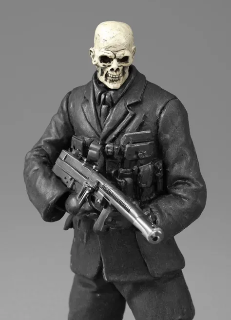 Roland the Headless Thompson Gunner, headless man holding a tmmygn submachine gun
 <lora:Thompson_Submachine_Gun_-_1928_SDXL:0.8>