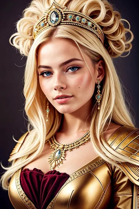 modelshoot style A stunning intricate full color portrait of margot-robbie-subject,
epic character composition,
elden ring style heavy metal armor,
angelic blonde hair,
lightrays and lightgeo,
by ilya kuvshinov, alessio albi, nina masic,
sharp focus, natural lighting, subsurface scattering, f2, 35mm, film grain, (style-princess:0.3)