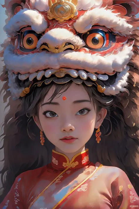 <lora:LionDanceV1:0.7>,lion_dance,, (masterpiece, best quality, high quality, highres, ultra-detailed),