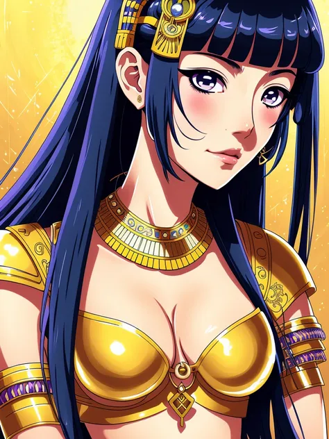 The Portrait of Cleopatra, Anime Fantasy Illustration by Tomoyuki Yamasaki, Kyoto Studio, Madhouse, Ufotable, trending on artstation