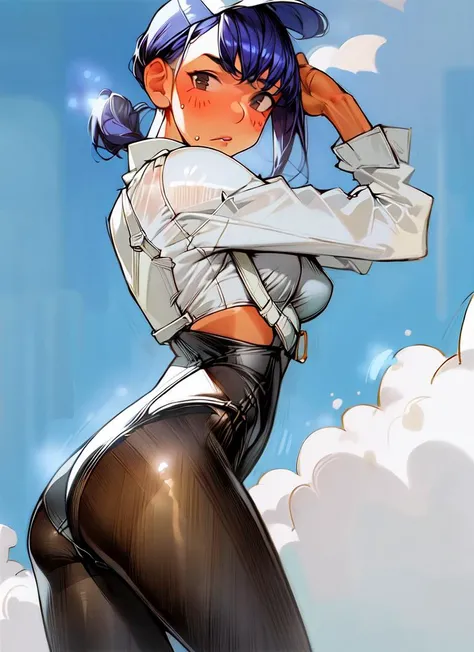 (masterpiece, best quality:1.4),
1girl, tall, (tan:1.2), (pantyhose)
<lora:add_detail:1> <lora:yomu-2:1>