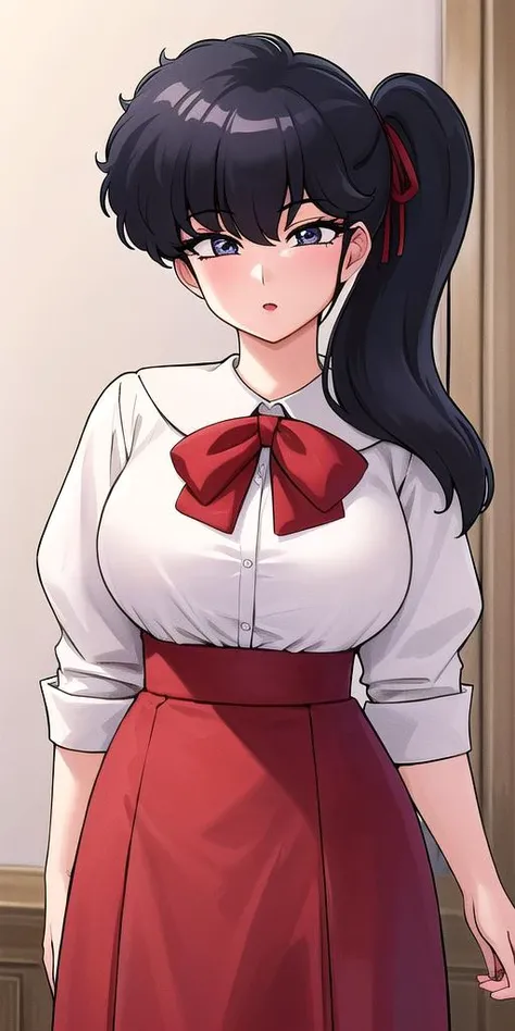 <lora:KodachiKunou:0.7>, KodachiKunou, solo, standing, large_breasts, KodachiCasualOutfit, masterpiece, best quality, detailed face, detailed eyes, highres,