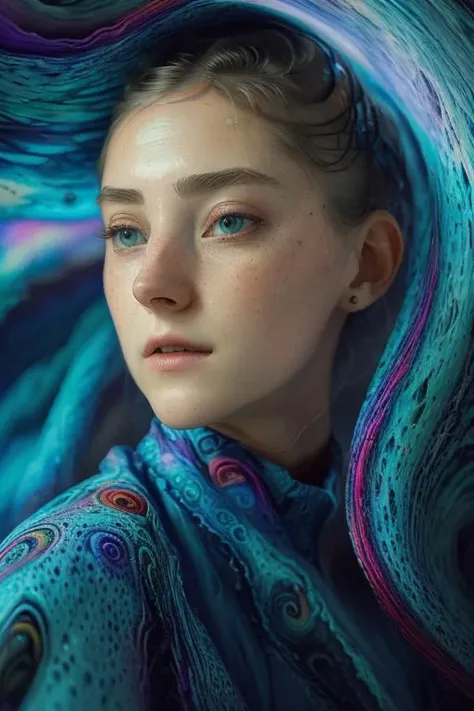 (digital painting:1.2)(upper body shot),(looking at viewer:1.3),(surrounded by swirling fabric:1.4),(hyper realistic:1.3), (portrait:1.2) of evafie, (fabric detail:1.2), (intricate fabric folds:1.2) , highly detailed eyes,(highly detailed skin:1.3),(freckles:0.6),pores, (4k),back lit, rim light, Dark moody lighting,(greg rutkowski0.8), <lora:epiNoiseoffset_v2:1>, <lora:evafie_v1:1>