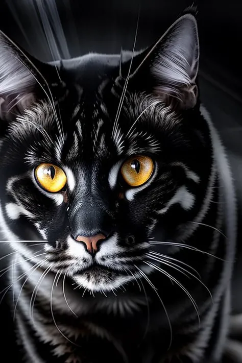 masterpiece, RAW digital portrait photo of a cat made of [black|light] smoke <lora:Smoke:0.8>, sharp focus, dark shadows, studio lighting, lit from above, uhd, hdr, 8k, extreme detail, light reflections