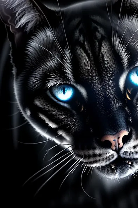 masterpiece, RAW digital portrait photo of a cat made of [black|light] smoke <lora:Smoke:0.8>, sharp focus, dark shadows, studio lighting, lit from above, uhd, hdr, 8k, extreme detail, light reflections