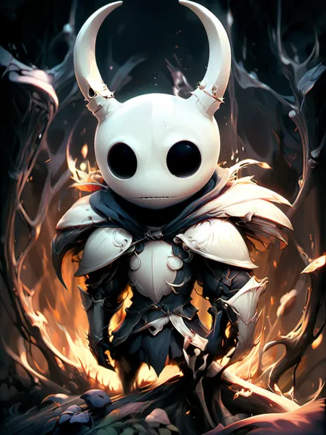 by Makoto Shinkai, (hollow knight), dark, existential, otherworldly, mysterious, surreal, suspenseful, unsettling, immensely detailed, <lora:add-detail-xl:0.9>, <lora:xl_more_art-full_v1:0.9>