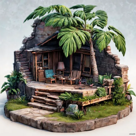 RAW photo, 8k uhd, Analog style, (Masterpiece, Best Quality, Highres:1.3), dramatic, cinematic, BREAK,
(Isometric perspective:1.4) (Pixar style:1.2) (3D model render:1.3) of little (intricate:1.2) (ancient elven beach ruins:1.3), (deck chair, stairs, (palms:1.2), cars, rocks, sand castle:1.1), (overgrown desert, sand, well, shovel:1.05), ((white background:1.1), solid background, global illumination, raytracing, modeling, HDR, octane render, unreal render, miniature:1.2), (hyperdetailed, absurdres:1.1), BREAK,
<lora:more_details:1.0>
