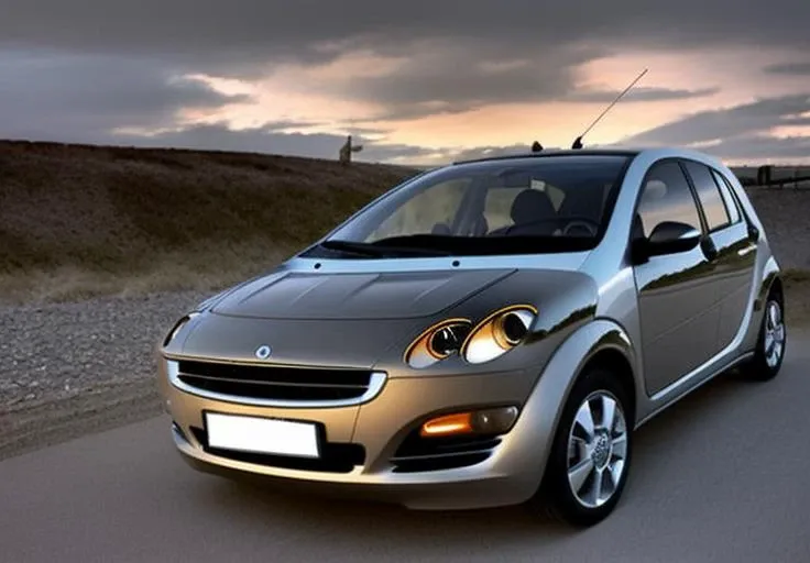 smart forfour, highway, night