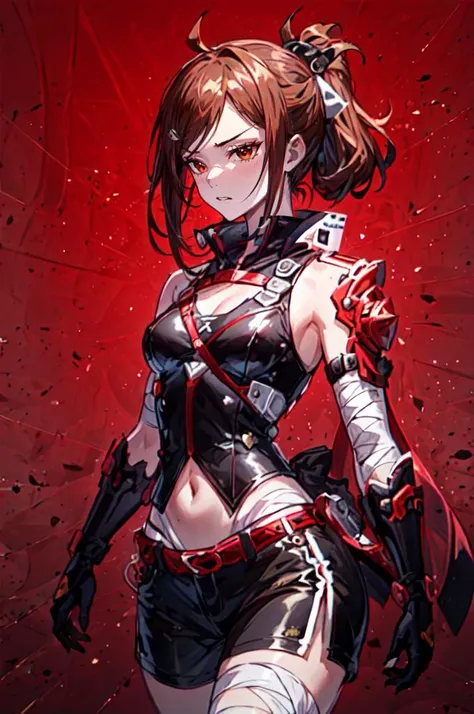 ((Best quality)), ((masterpiece)), (highly detailed:1.3), 3D,Shitu-mecha, beautiful cyberpunk women with her mecha in the ruins of city from a forgoten war, ancient technology,HDR (High Dynamic Range),Ray Tracing,NVIDIA RTX,Super-Resolution,Unreal 5,Subsurface scattering,PBR Texturing,Post-processing,Anisotropic Filtering,Depth-of-field,Maximum clarity and sharpness,Multi-layered textures,Albedo and Specular maps,Surface shading,Accurate simulation of light-material interaction,Perfect proportions,Octane Render,Two-tone lighting,Low ISO,White balance,Rule of thirds,Wide aperature,8K RAW,Efficient Sub-Pixel,sub-pixel convolution,luminescent particles,light scattering,Tyndall effect