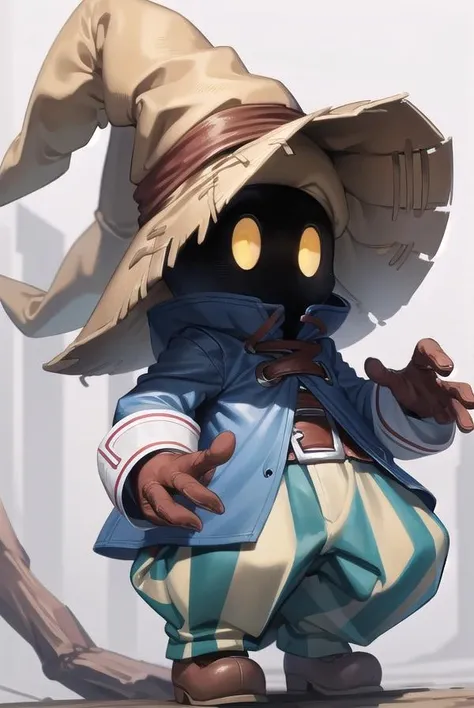viviornitier, <lora:viviornitier-lora-nochekaiser:1>,
vivi ornitier, baggy pants, belt buckle, blue coat, boots, brown footwear, brown gloves, buckle, coat, gloves, hat, hat belt, high collar, pants, striped, striped pants, wizard hat, yellow eyes, yellow headwear,
BREAK ,
BREAK looking at viewer, full body,
BREAK outdoors,
BREAK <lyco:GoodHands-beta2:1>, (masterpiece:1.2), best quality, high resolution, unity 8k wallpaper, (illustration:0.8), (beautiful detailed eyes:1.6), extremely detailed face, perfect lighting, extremely detailed CG, (perfect hands, perfect anatomy),
