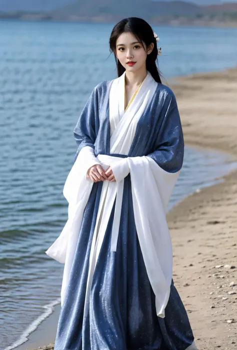 1girl,looking at viewer,full body,sea,