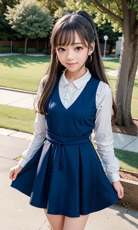 (masterpiece), best quality, beauty girl model, dark green eyes,