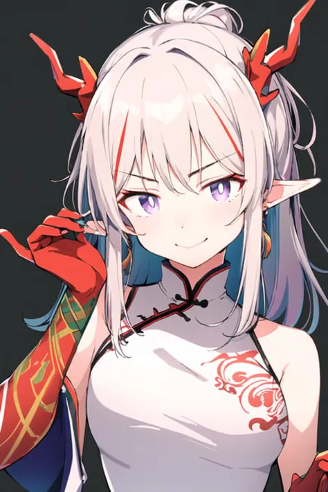 1girl,origen,cowboy shot,closed mouth, china dress, light smile,
<lora:ArknightsNian_20:0.8>,
<lora:ixy:1>, simple background,