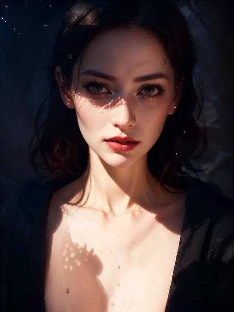 (nsfw),((close up portrait, cinematic shot, filmgrain)),detailed skin,
a petite mature naked european (((Bookkeeper))),(((Dreamy expression))),small breasts,pale white skin,(heavy mascara, red lipstick,heavy dark makeup),
((dark background,rim lighting,depth of field,night,dark, face is shrouded in shadow)):1.5,
<lora:realistic:0.2>,<lora:sharpen-soften:-0.25>,<lora:epi_noiseoffset2:4>,<lora:leco_pale_skin_last:-0.9>,pale skin,