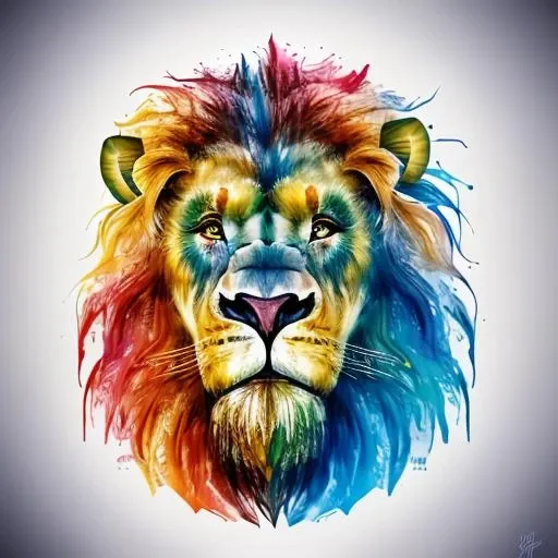 lion, portrait, acry1ic style<lora:acry1ic-000015:1.5>