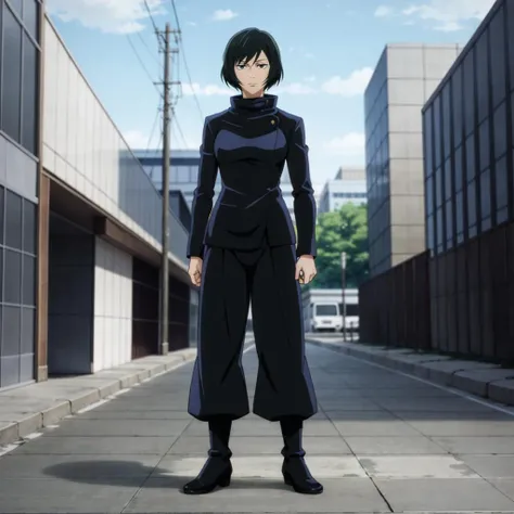 masterpiece,high quality,solo,outdoors,
<lora:MaiZen'in001:0.7>,
MaiZen'in,1girl,
gakuran,long sleeves,
long skirt pants,
ankle_boots,
standing,