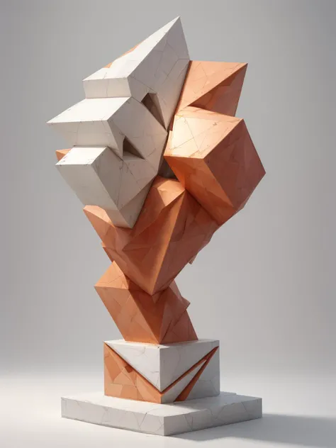 Breaking forms into geometric shapes and angular planes, a cubist sculptor creates dynamic sculptures that explore the complexities of perception and space, inviting viewers to contemplate the interplay between form and abstraction in three-dimensional form.