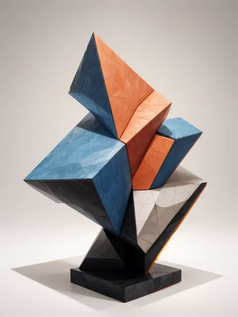 Breaking forms into geometric shapes and angular planes, a cubist sculptor creates dynamic sculptures that explore the complexities of perception and space, inviting viewers to contemplate the interplay between form and abstraction in three-dimensional form.