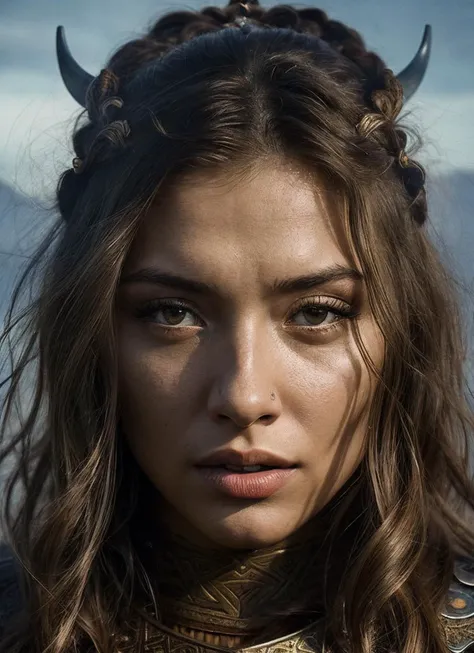 A stunning intricate full color portrait of (sks woman:1) as (viking warrior), (barbarian), epic character composition, by ilya kuvshinov, alessio albi, nina masic, sharp focus, natural lighting, subsurface scattering, f2, 35mm, film grain, <lora:locon_bogini_v1_from_v1_64_32:1>