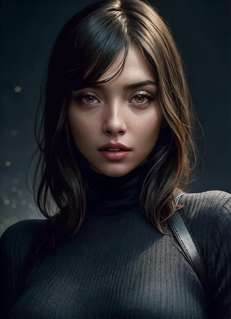 A stunning intricate full color portrait of (sks woman:1), wearing a black turtleneck, epic character composition, by ilya kuvshinov, alessio albi, nina masic, sharp focus, natural lighting, subsurface scattering, f2, 35mm, film grain, <lora:locon_bogini_v1_from_v1_64_32:1>
