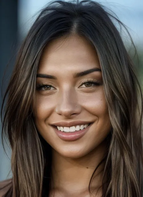 High detail RAW color Photo of gorgeous sks woman, smile, fit, toned, sexy look, high detail hair, (skin pores, skin imperfections), sharp body, highly detailed body, highly detailed face, sharp focus, 8k high definition, insanely detailed, intricate, masterpiece, highest quality, <lora:locon_bogini_v1_from_v1_64_32:1>