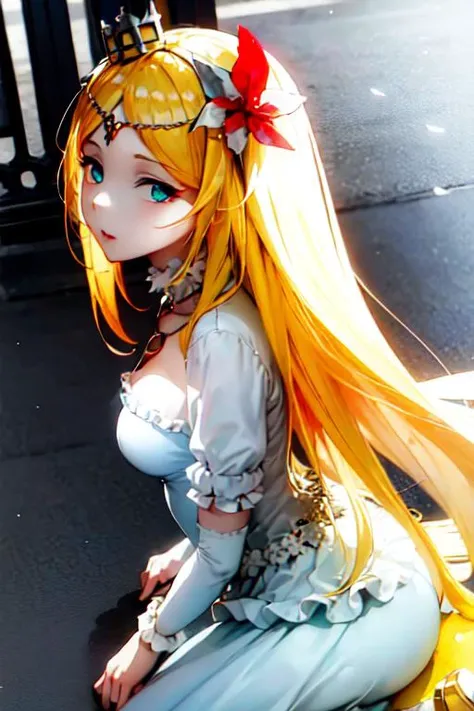 <lora:RennerPrincessV10:0.8>,Renner,Renner_Princess,(masterpiece, best quality, hi-res:1.2), 1girl, solo,<lora:AGM:1>