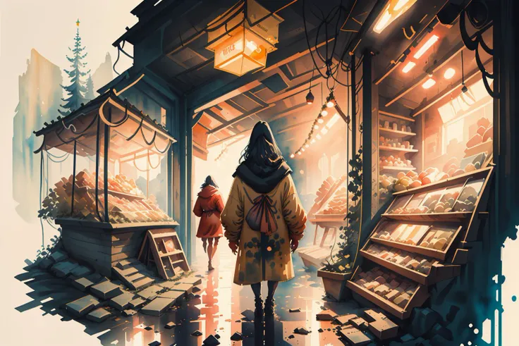 miaobishenghua christmas lights,hyperrealistic, octane rendering, stoic cinematic, 4k epic detailed, watercolour, wes anderson,cat:2, <lora:miaobishenghuav2:1> <lora:gachaSplashLORA_gachaSplashFantasy20:1>