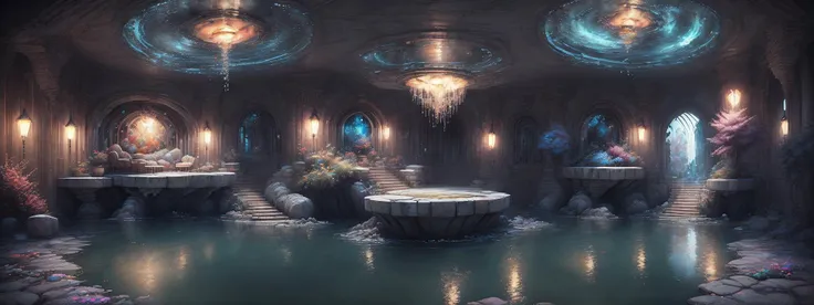 big house, water, epic, Steve Henderson, rocky moon orbiting a gas giant, <lora:miaobishenghua_v10:2>, floating petal, (nostalgia and peacefulness:1.3), artistry, corona render., dark fantasy, Chromatic Aberration, (extremely detailed hyperrealistic masterpiece), hard edge lighting, cinematic lighting, Gilles Beloeil, open floor plan, film grain, 8k, (muscular body:1.4), by cyril rolando