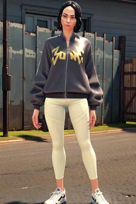 1girl, standing pose, <lora:Rebecca:1>