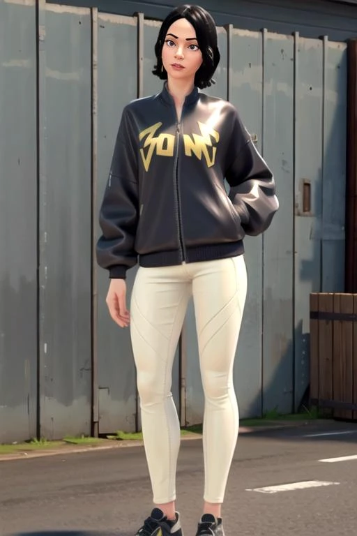1girl, standing pose, <lora:Rebecca:0.8>