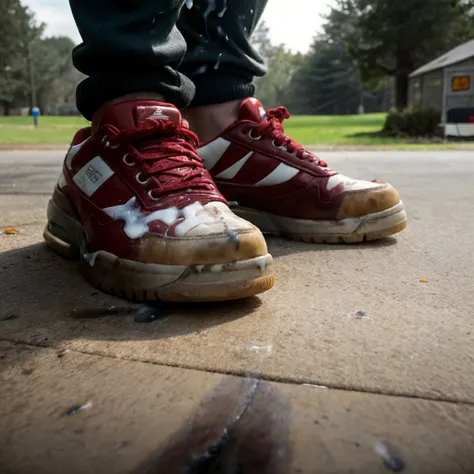 cumrag shoes, (man wearing:1.2) a dark red shoe, natural lighting, 4k uhd, dslr, soft lighting, high quality, Fujifilm XT3, <lora:cumrag:1.2>
(sweaty:0.8) crusty shoes, (yellowish:0.6) (whitish:0.9) (dry stains:1.3) on shoes, old stinky gross (sticky:1.3) nasty disgusting (dirty:0.3) shoes, repulsive) <lora:zoom_slider_v1:-8>
(cum on shoes:1.4)